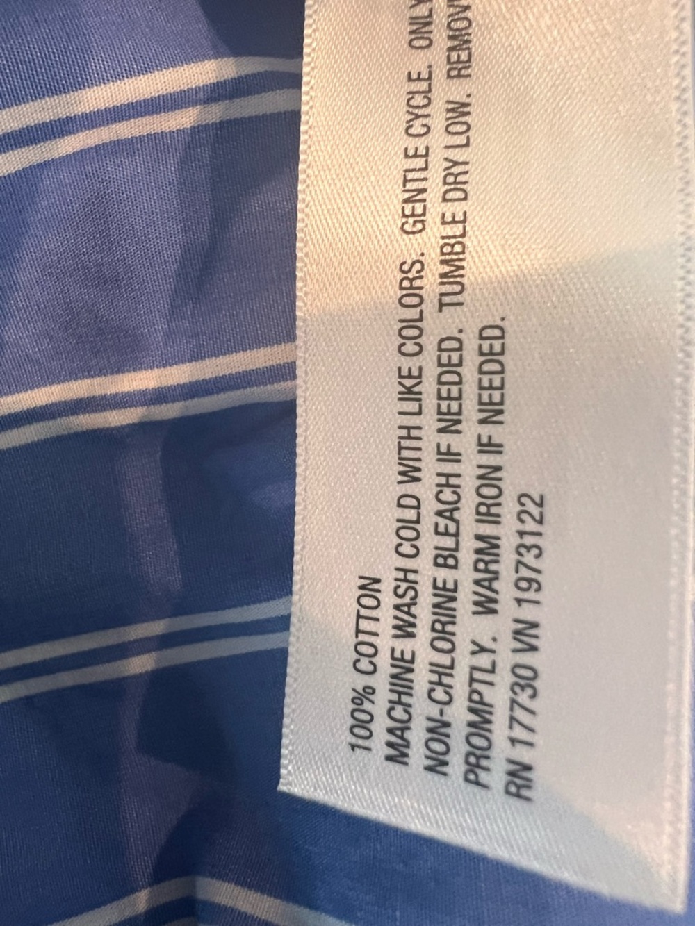 Universal Thread Blue Striped Shirt Dress XXL Tie Waist Cotton NWT - Picture 8 of 8
